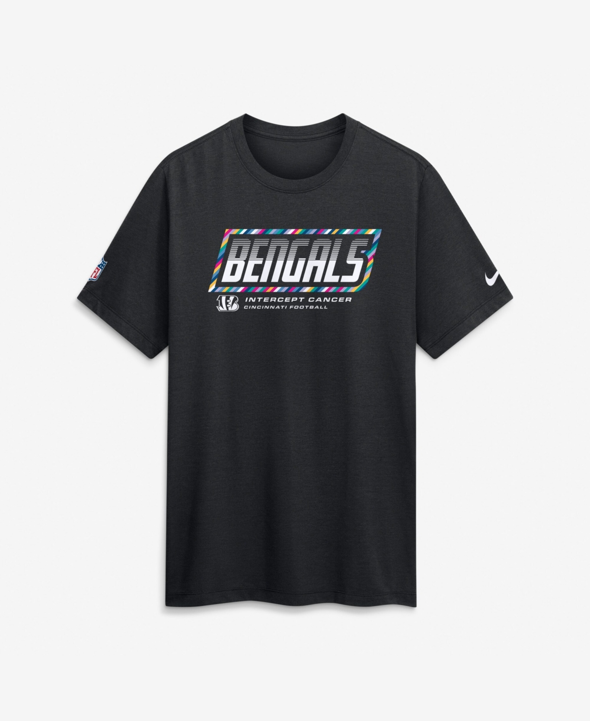 Nike Men's Black Cincinnati Bengals 2026 Nfl Cruical Catch Sideline Dri-Fit T-Shirt