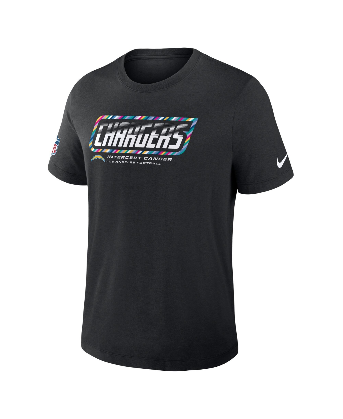 Nike Men's Black Los Angeles Chargers 2026 Nfl Cruical Catch Sideline Dri-Fit T-Shirt