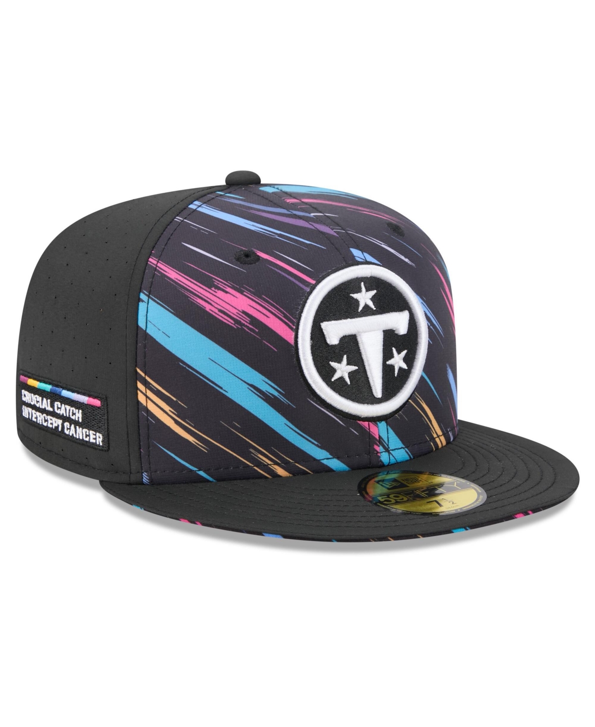 New Era Men's Black Tennessee Titans 2026 Nfl Cruical Catch 59FIFTY Fitted Hat - Black