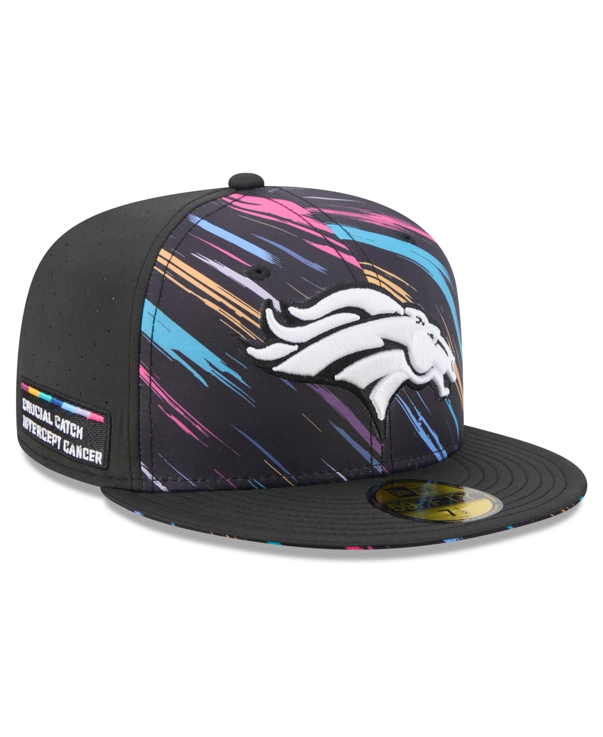 New Era Men's Black Denver Broncos 2026 Nfl Cruical Catch 59FIFTY Fitted Hat - Black