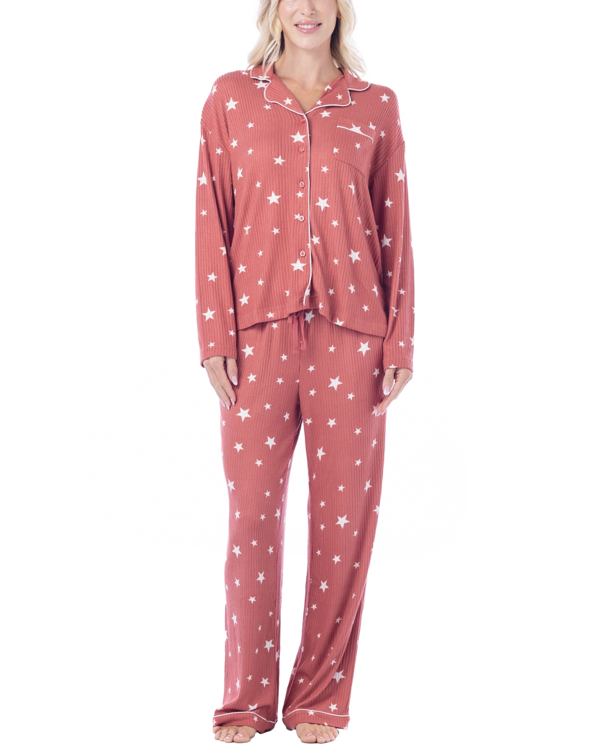 Muk Luks Women's Western Prairie Print Pajama Set