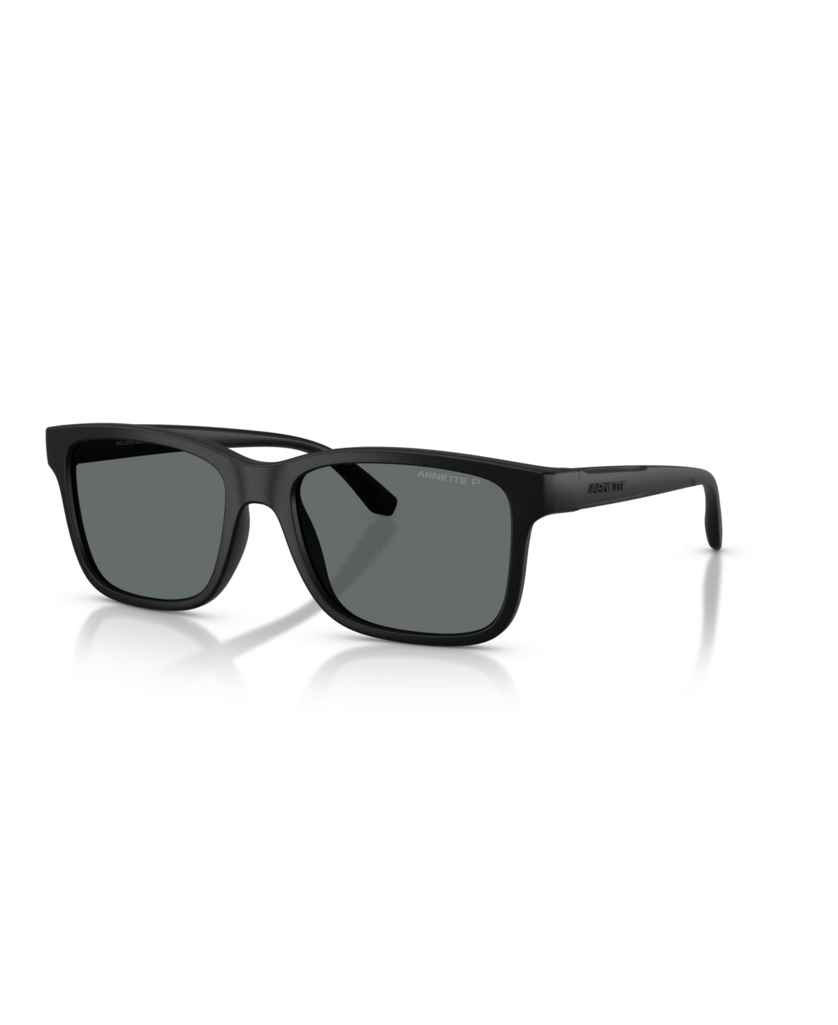 Arnette Men's Polarized Square Sunglasses An4378 In Matte Recycled Black