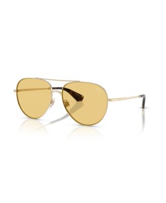 Metal-Frame Aviator Sunglasses BE3172