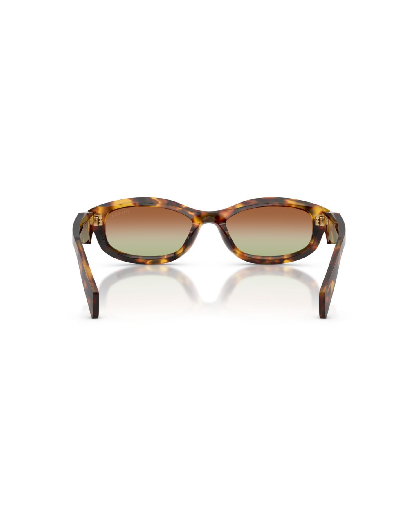 Женские солнцезащитные очки Prada Sunglasses PR D24S, цвет: Медовый черепаховый — фото 4