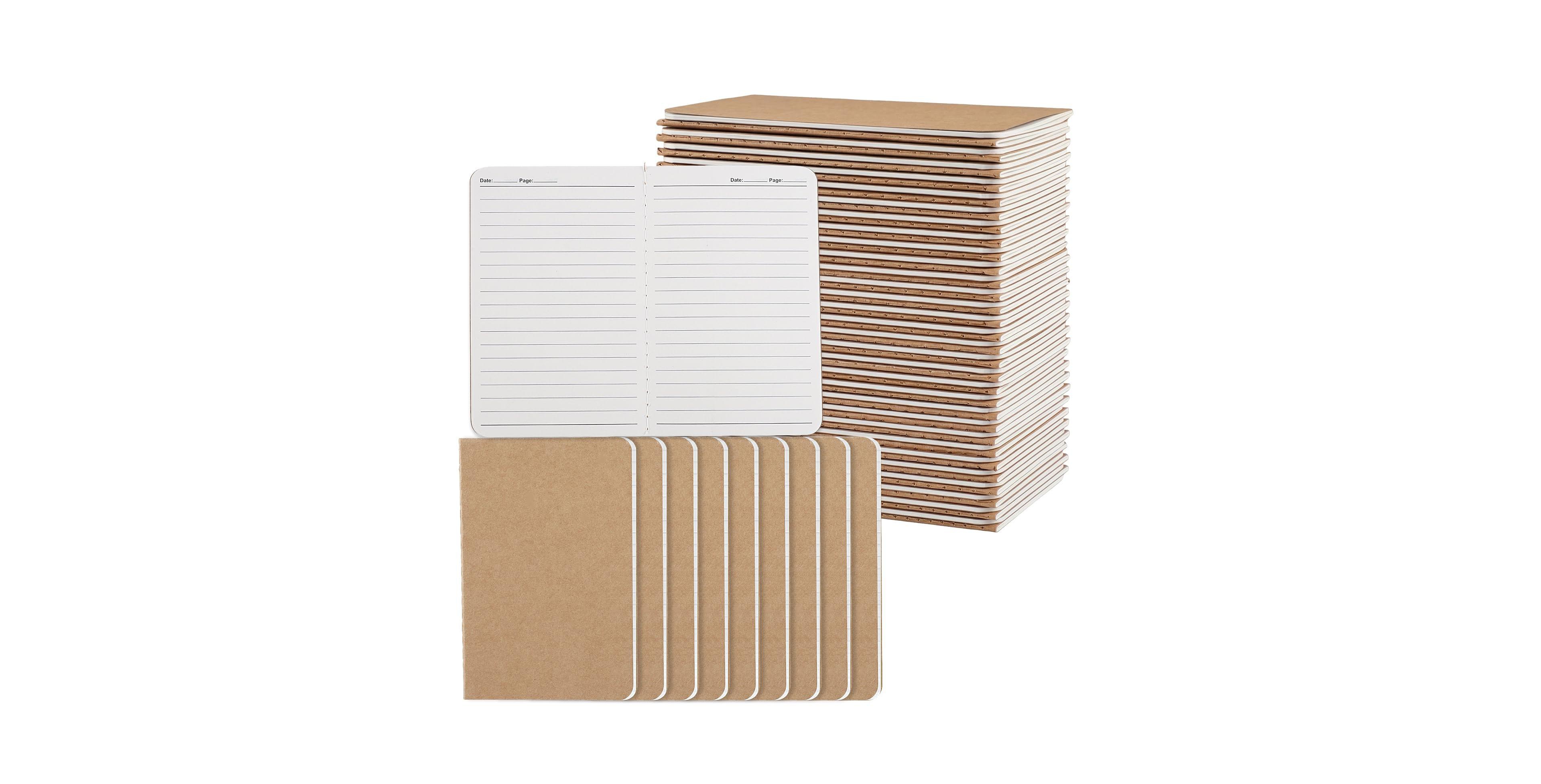 Danrong 60 Bulk A6 Lined Pocket Notebooks Compact Journal For Planning Office School Travel