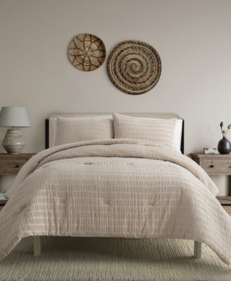 by Egypt Sherrod Noriah Ruched Stripe 3-Piece Comforter Set, King