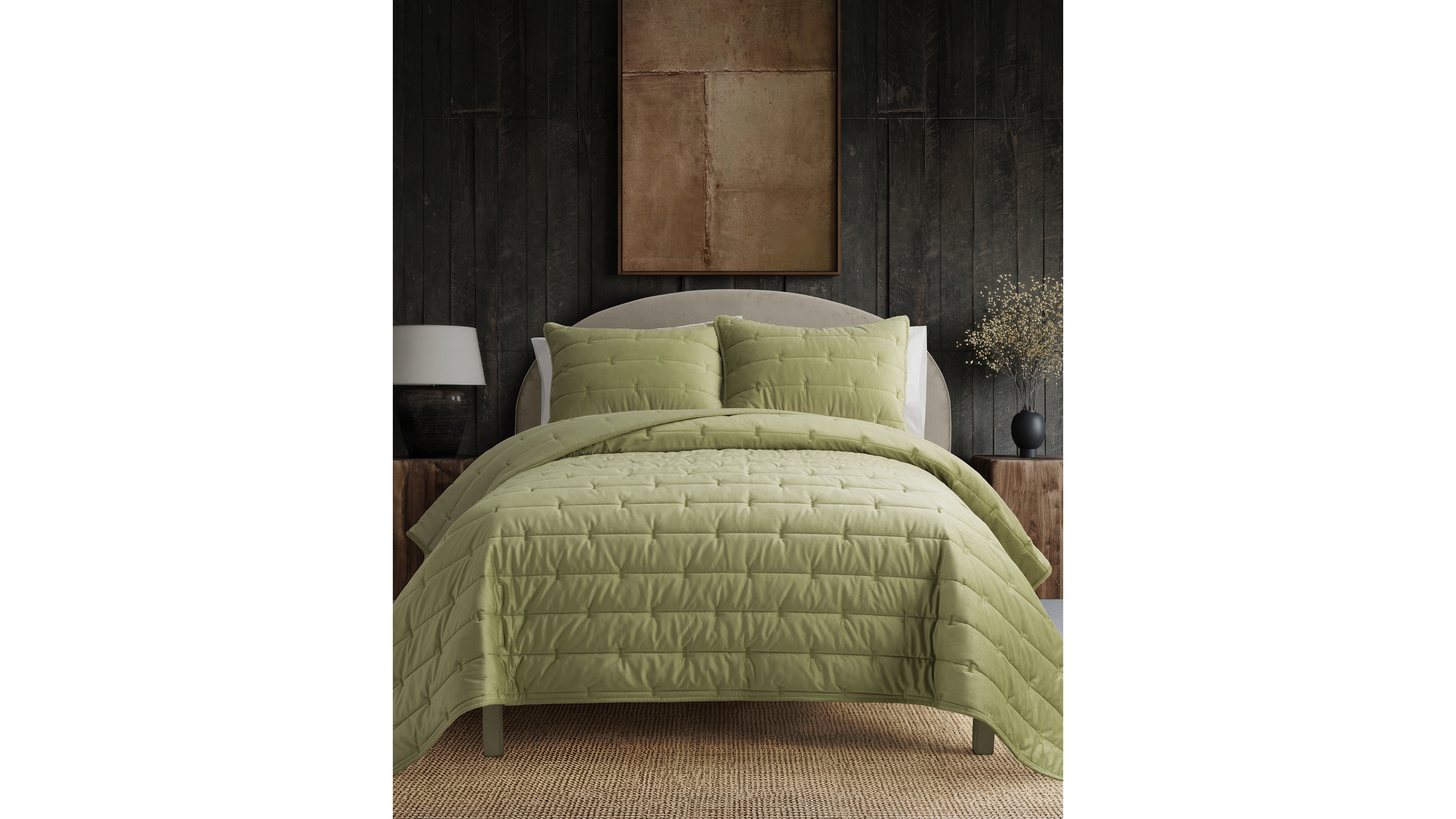 Indigo Road by Egypt Sherrod Malone Luxe Channeled 3-Piece Quilt Set, King