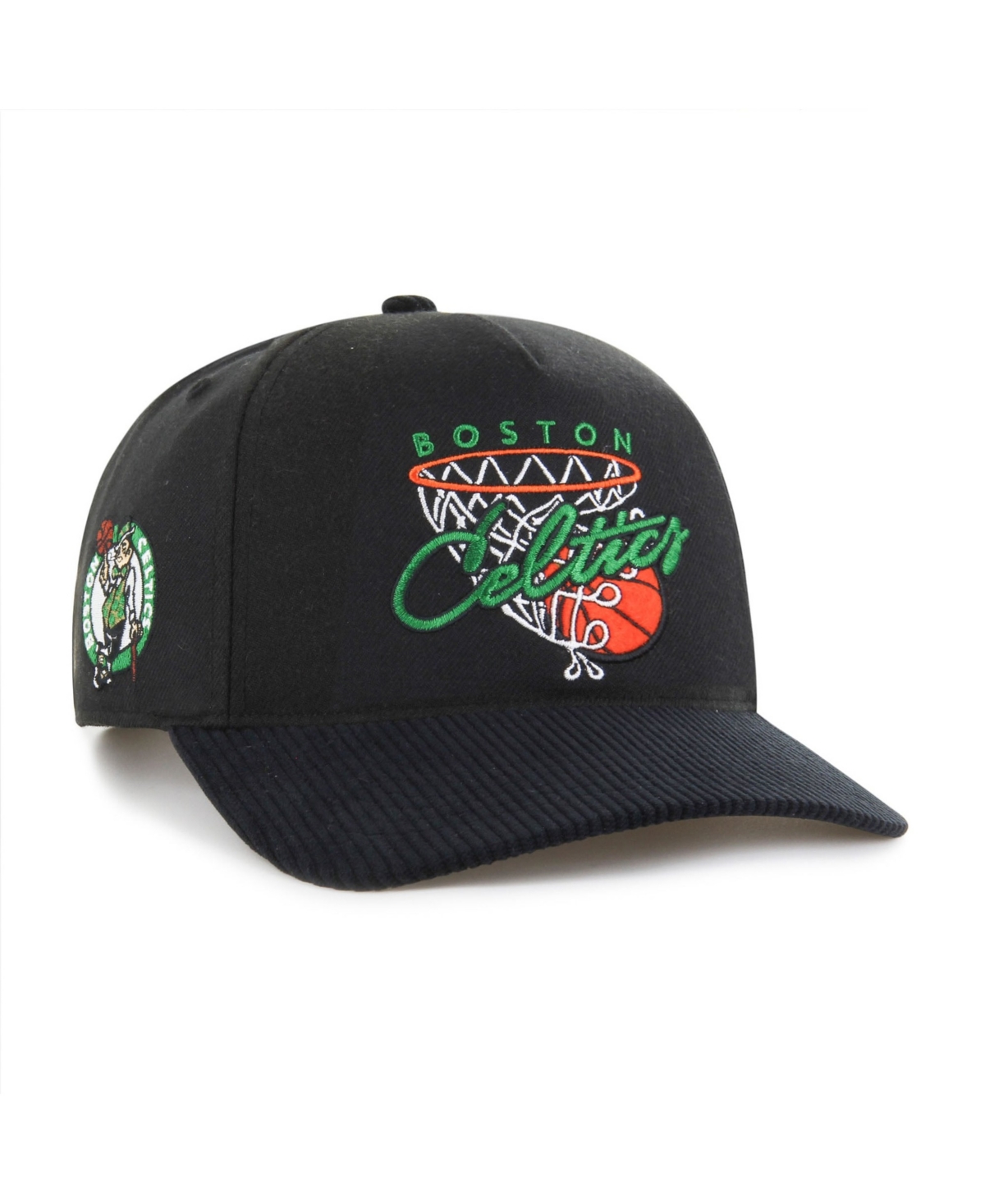 '47 Brand Boston Celtics Retro-Inspired Nothing But Net Hitch Adjustable Hat - Black