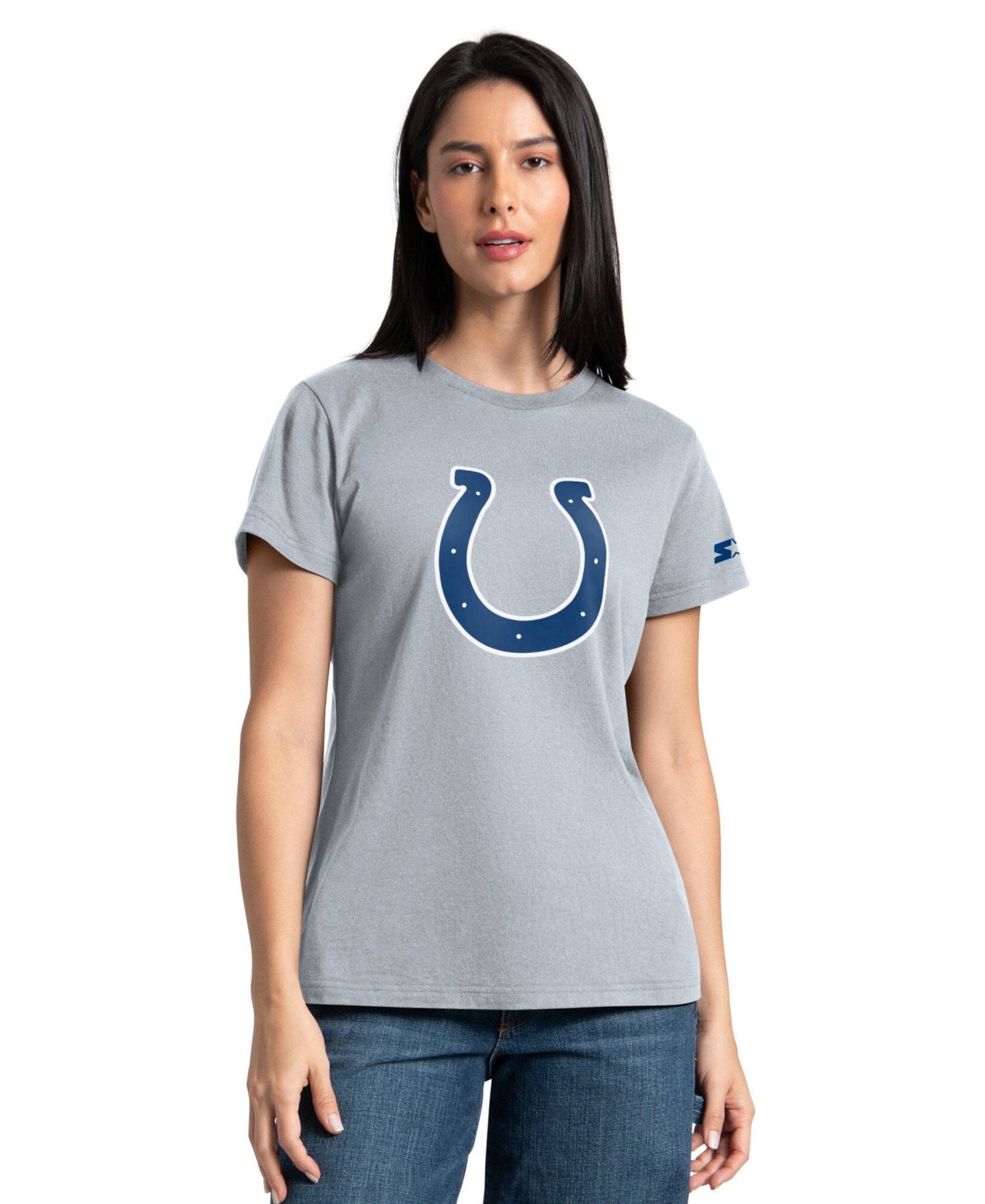 Женские худи Starter Gray/Royal Indianapolis Colts & T-Shirt Combo Pack — фото 2