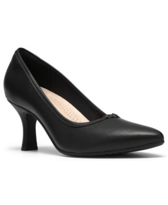 Women's Kacelyn Grace Pointed-Toe Kitten Heel Pumps