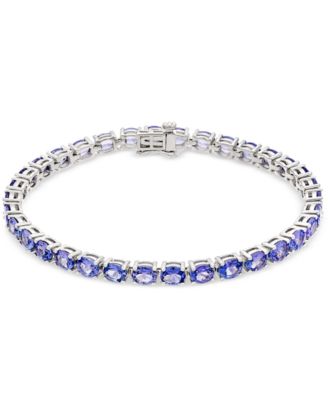 Macy's - Tanzanite Tennis Bracelet (15 ct. t.w.) in Sterling Silver