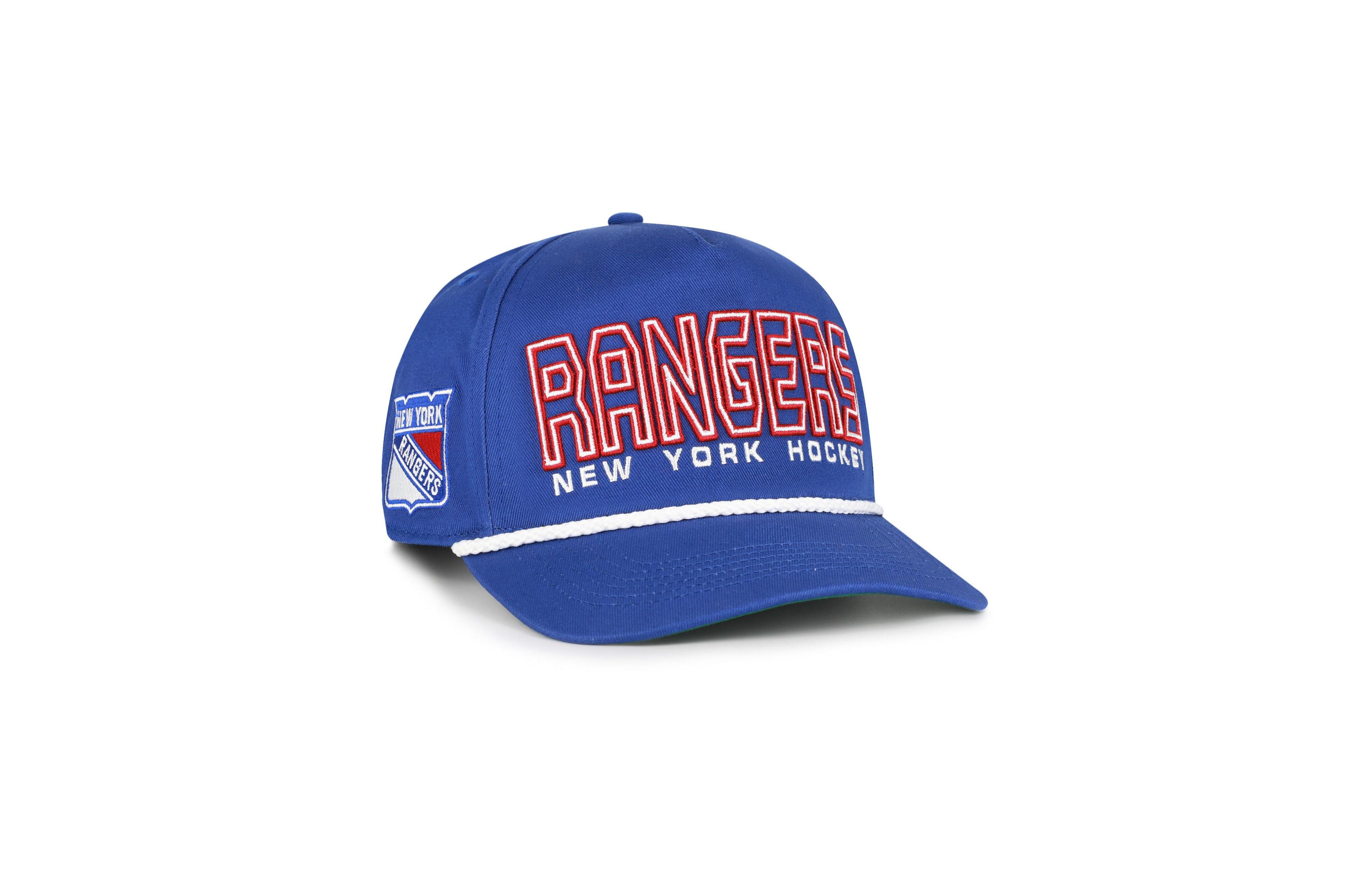 '47 Brand New York Rangers Retro-Inspired Adjustable Byline Hitch Baseball Cap