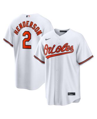 Men's Gunnar Henderson White Baltimore Orioles Home Replica Jersey