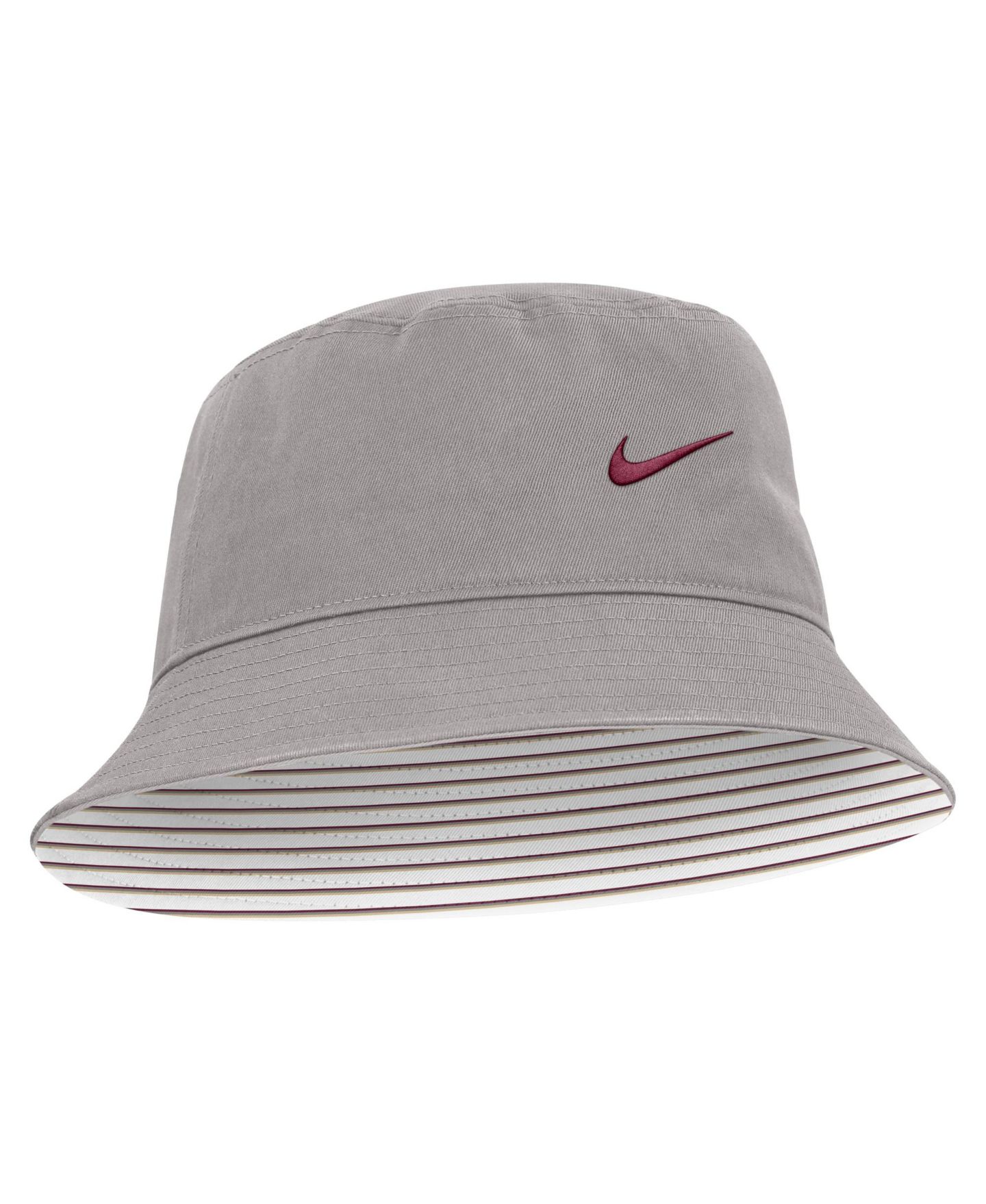 Панама Nike Gray Florida State Seminoles Primetime Apex Bucket Hat — фото 2
