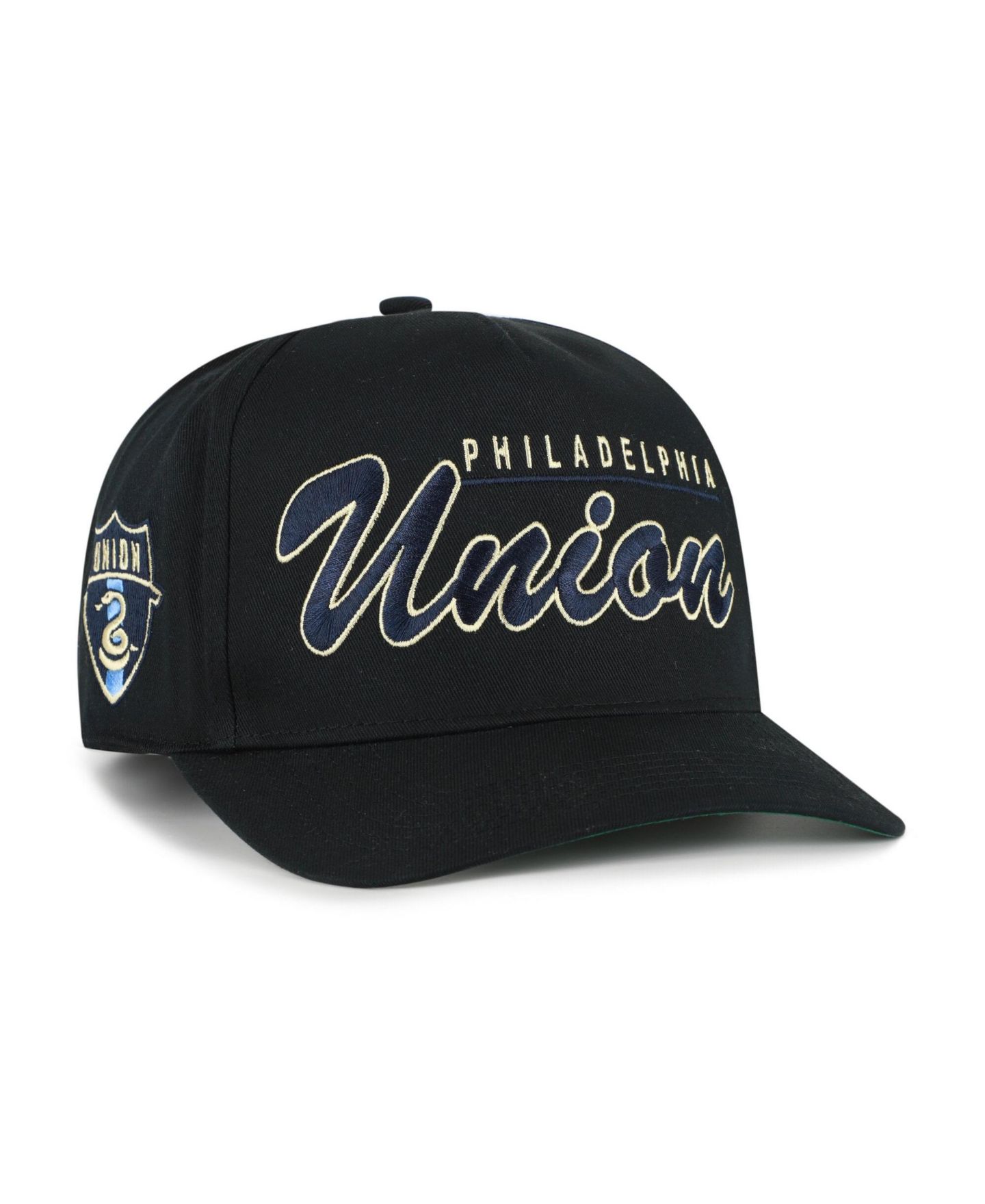 Мужская кепка '47 Brand Black Philadelphia Union Brushmark Hitch Adjustable Hat — фото 3