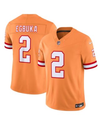 Men's Emeka Egbuka Creamsicle Tampa Bay Buccaneers Alternate Vapor F.U.S.E. Stitched Limited Jersey