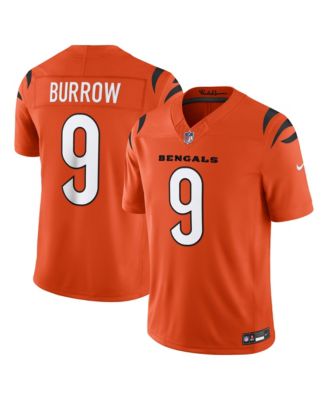 Men's Joe Burrow Orange Cincinnati Bengals Alternate Vapor F.U.S.E. Stitched Limited Jersey