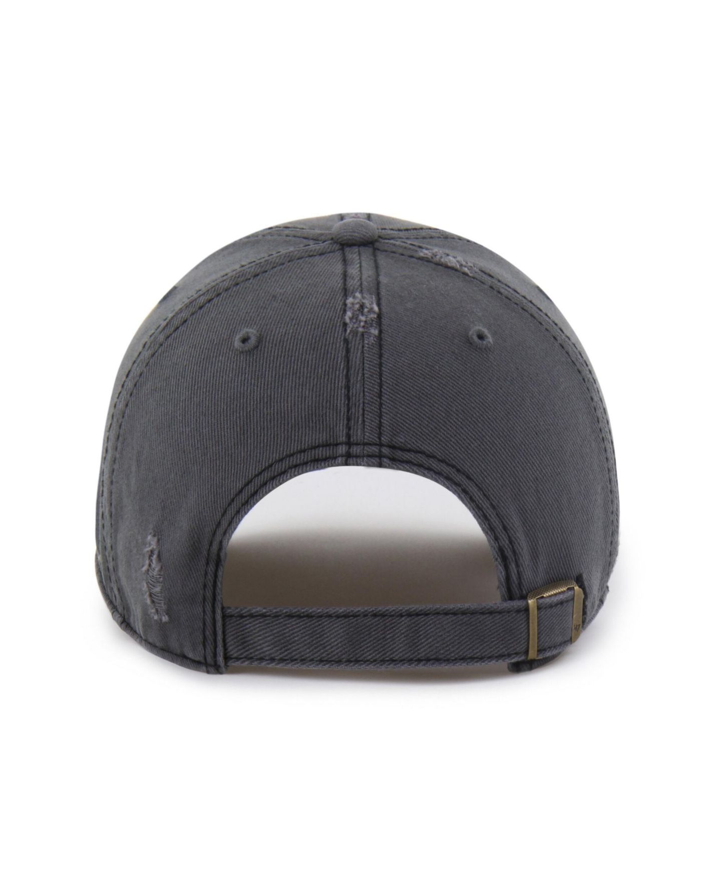 Мужская кепка '47 Brand Charcoal Los Angeles Lakers Weathered Clean Up Adjustable Hat — фото 2