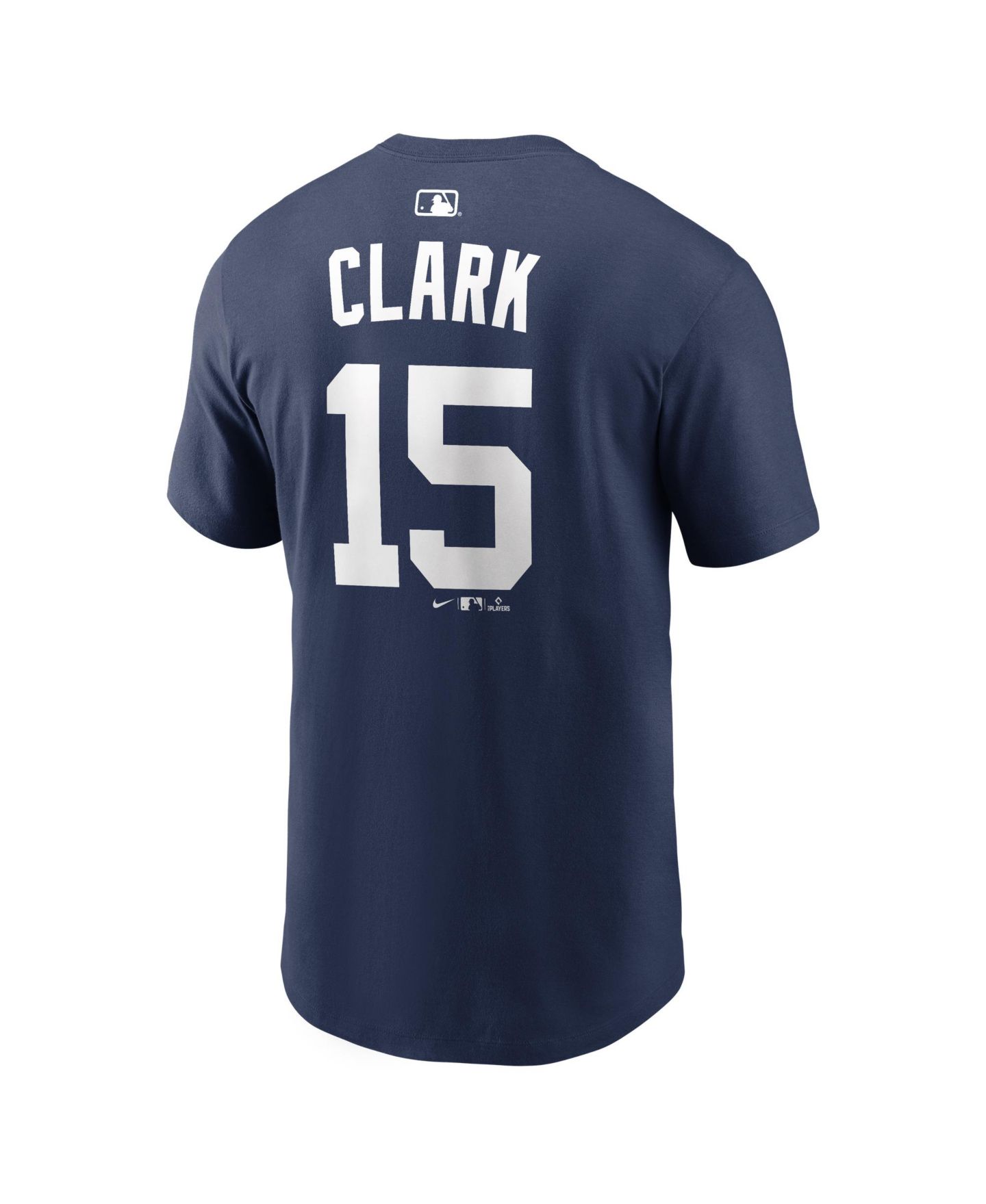 Мужская футболка Nike Max Clark Navy Detroit Tigers Name & Number — фото 5
