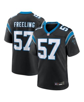 Men's Monroe Freeling Black Carolina Panthers 2026 NFL Draft First Round Pick No. 19 Team Game Jersey