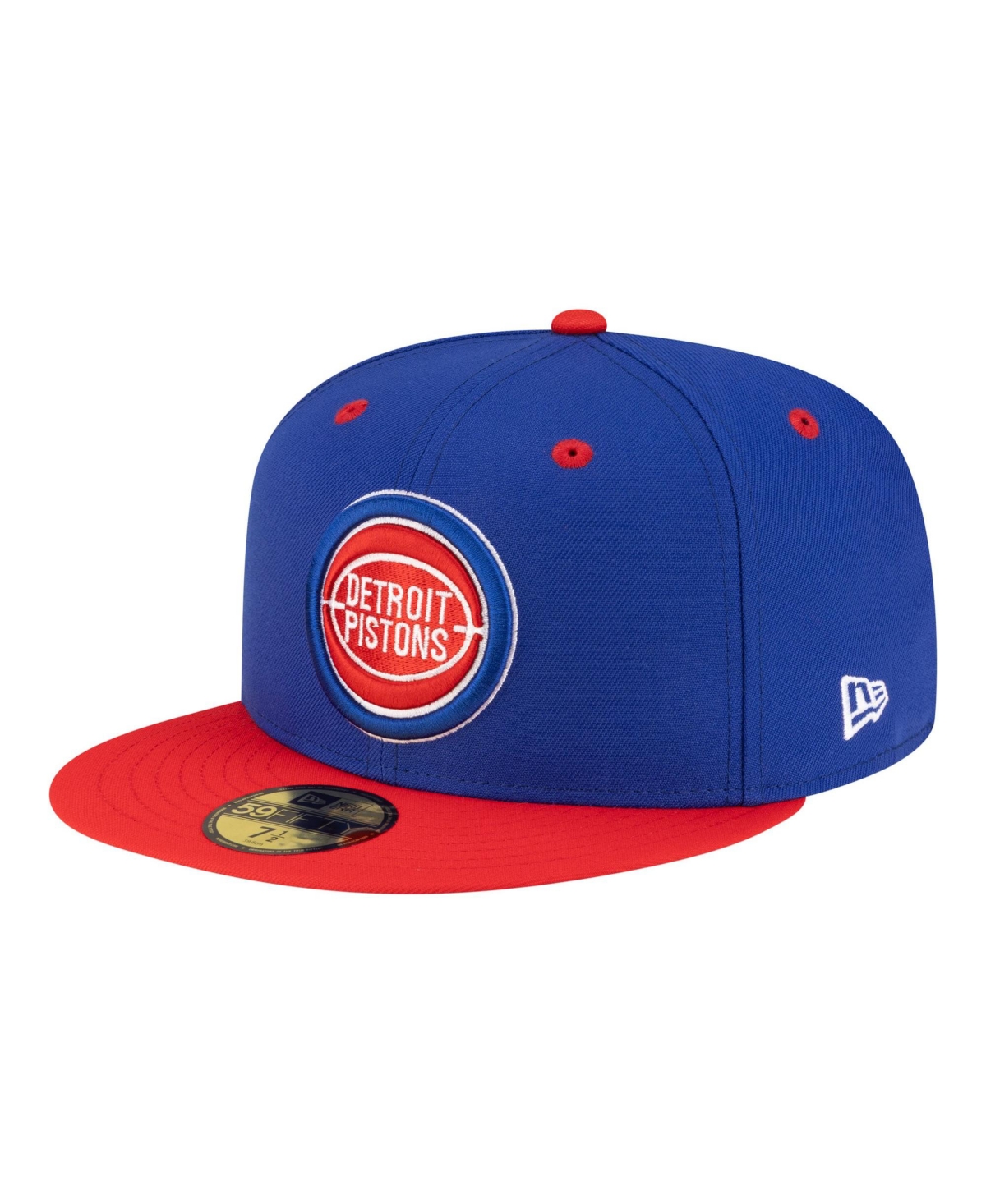 Men's New Era  Blue/Red Detroit Pistons 80s Throwback 59FIFTY Fitted Hat