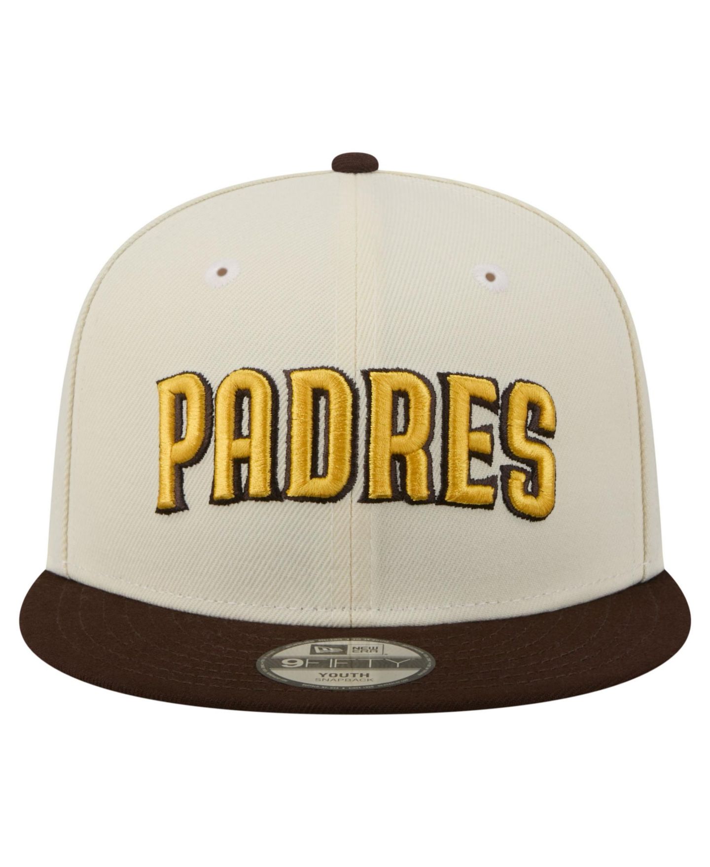 Детская кепка New Era White San Diego Padres Two-Tone 9FIFTY Snapback Hat — фото 2
