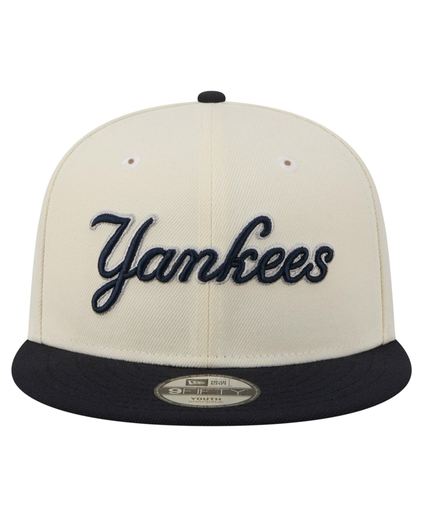 Детская кепка New Era White New York Yankees Two-Tone 9FIFTY Snapback Hat — фото 2