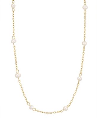 Freshwater Pearl Station Necklace