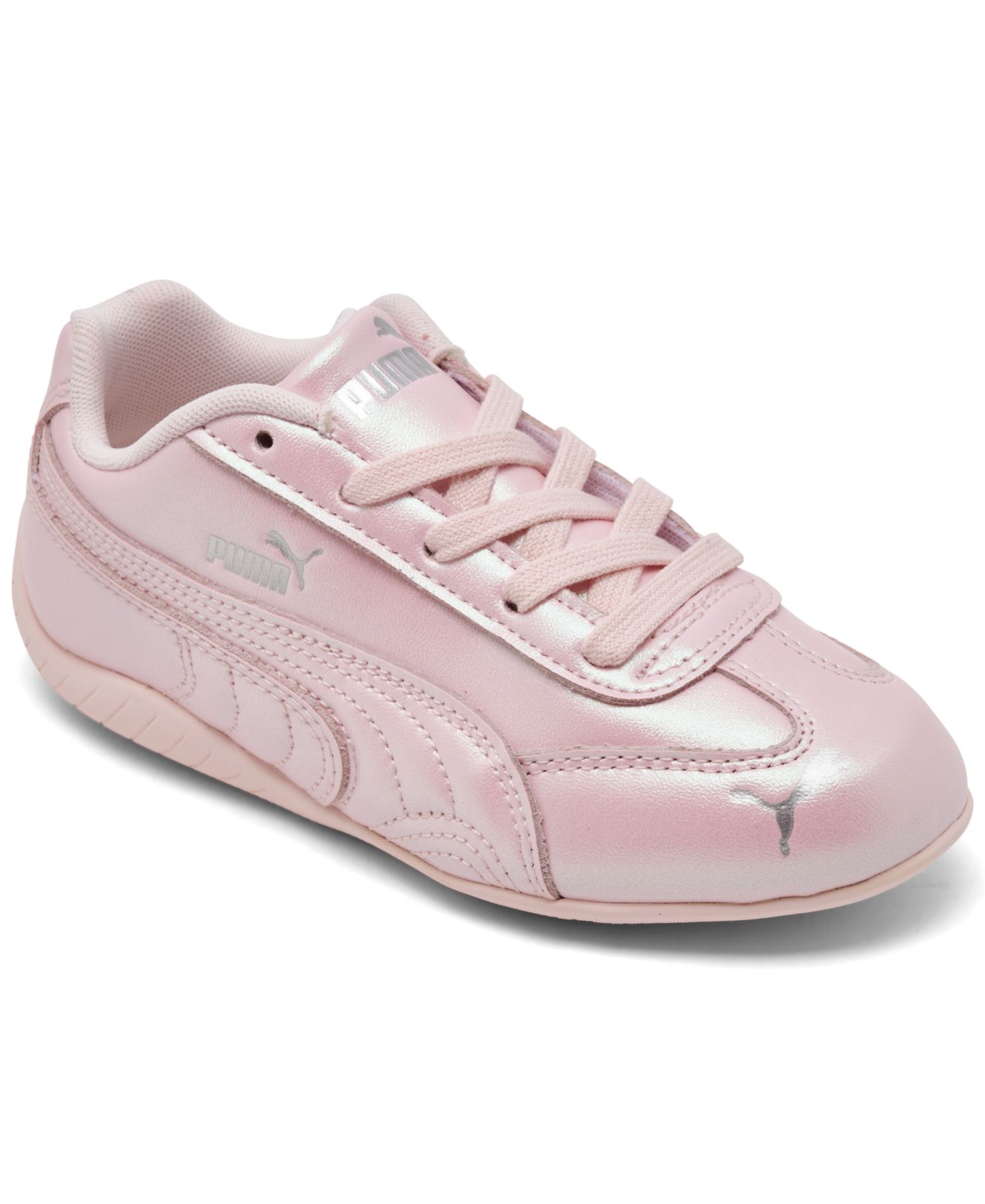Детские кроссовки Puma Little Girls' Speedcat OG Suede and Leather Retro, цвет: Jasmine Flower — фото 1
