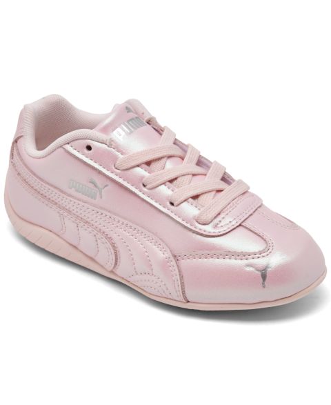 Детские кроссовки Puma Little Girls' Speedcat OG Suede and Leather Retro, цвет: Jasmine Flower