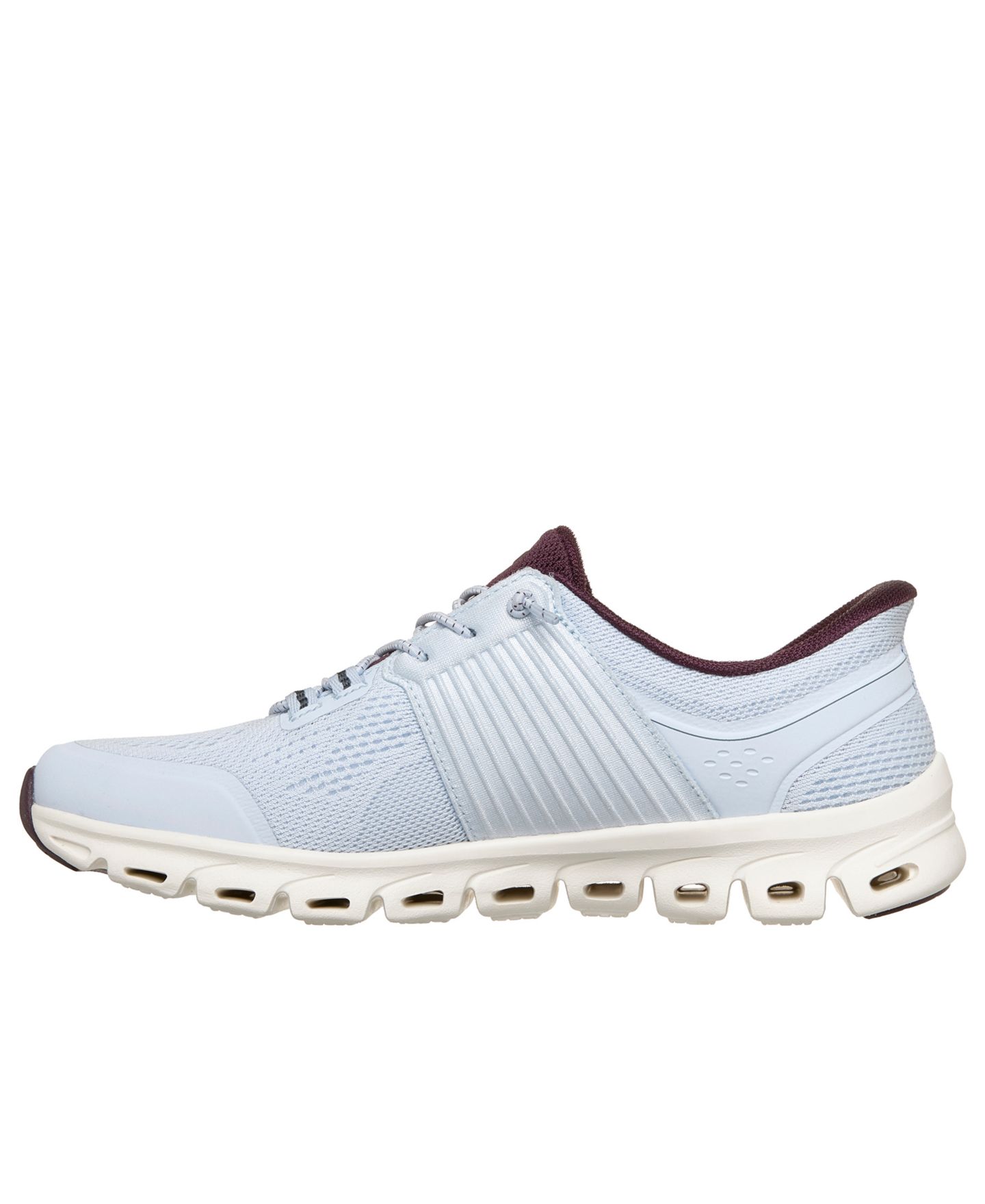 Женские кроссовки Skechers Slip-On Walking Athletic Glide-Step Stargaze, цвет: Светлый синий — фото 3