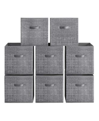 Foldable Storage Cubes Set of 8, with Handles