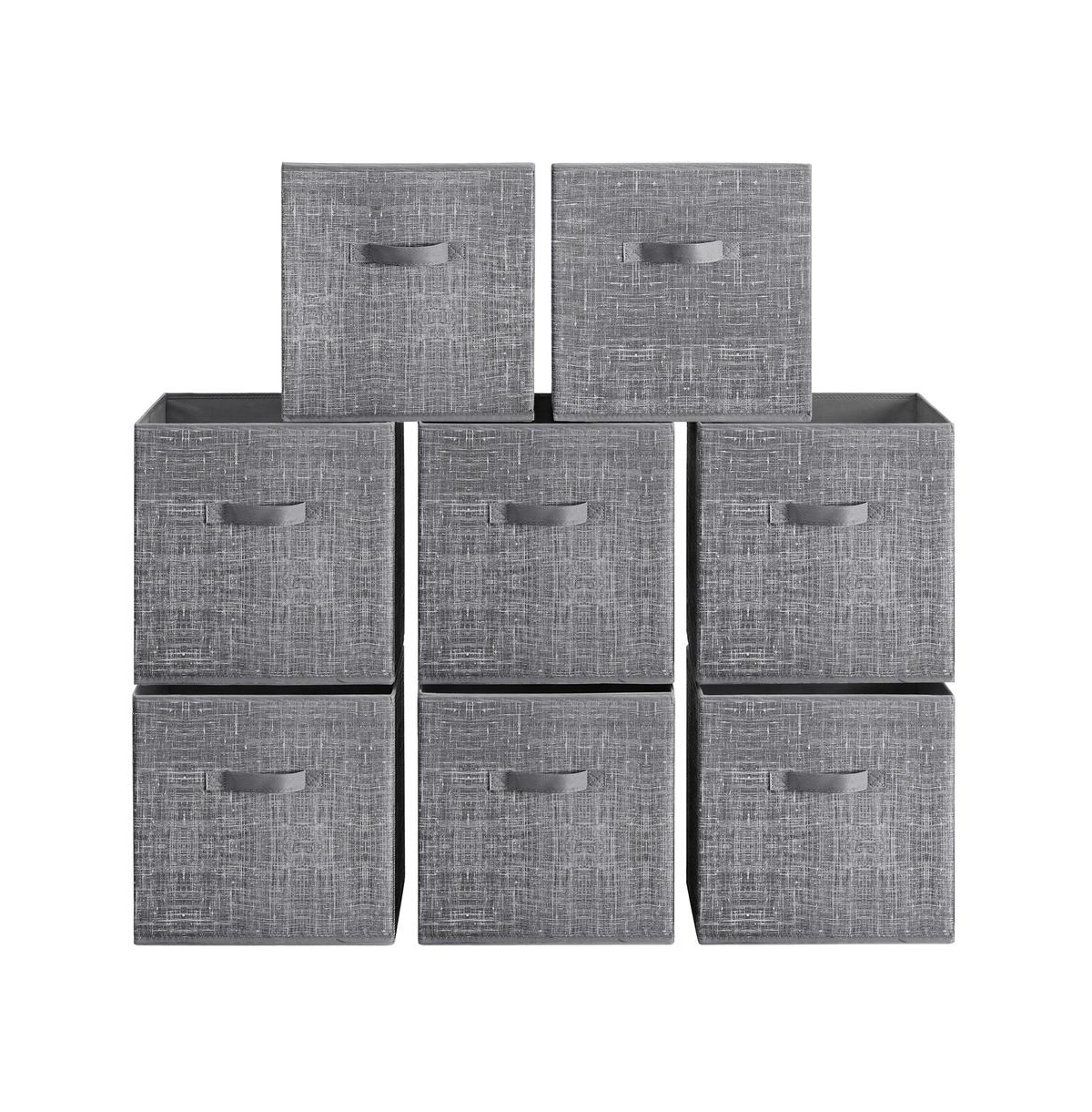 SongmicsHome Foldable Storage Cubes Set of 8, with Handles