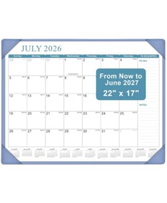 Desk Calendar Monthly Planner With Desktop Mat For Home Office School