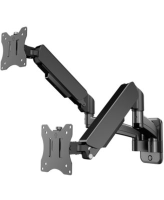 Gas Spring Full-Motion Adjustable Monitor Wall Mount [Compatible with VESA 75x75 and 100x100mm]
