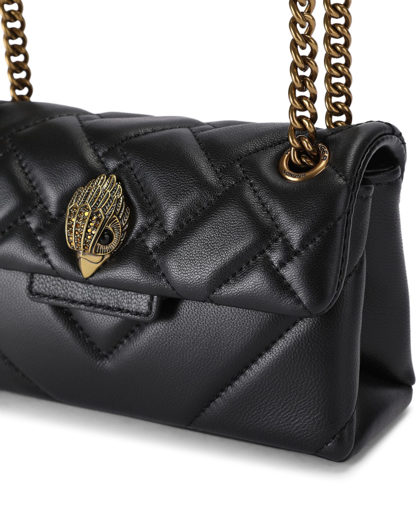 Женская сумка Kurt Geiger London Kensington 17 Quilted Small Crossbody, цвет: Чёрный — фото 5