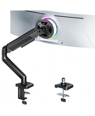 Heavy-Duty Adjustable Monitor Arm for Ultrawide Displays, VESA Mount