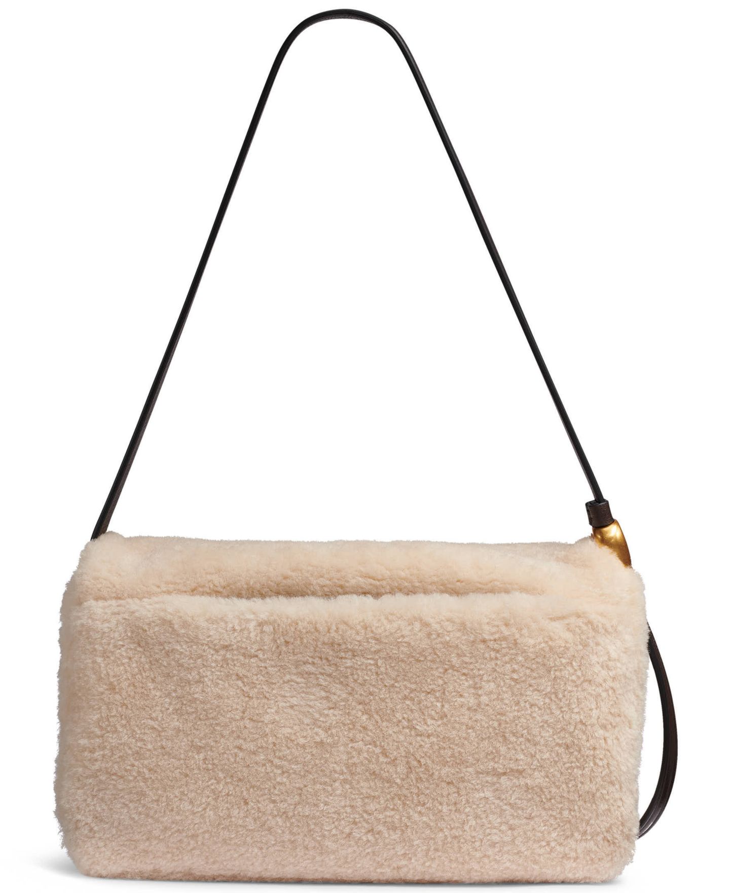 Женская сумка Donna Karan New York Velvet Flap Shoulder, цвет: Хаки — фото 2