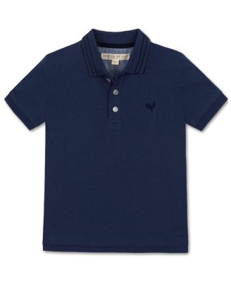 Boys' 4-20 Organic Knit Pique Polo Shirt