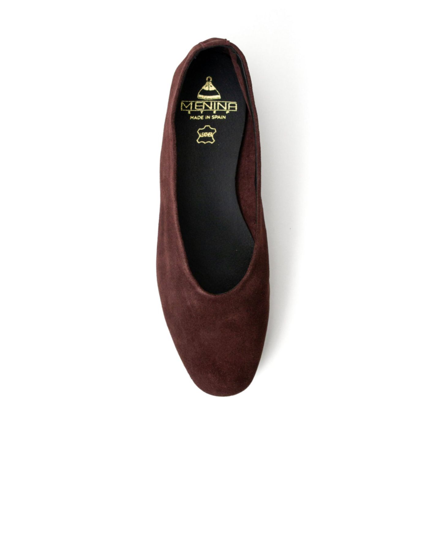 Женские балетки Menina Step Lucrecia Suede Ballet Flat, цвет: Бордовый — фото 6