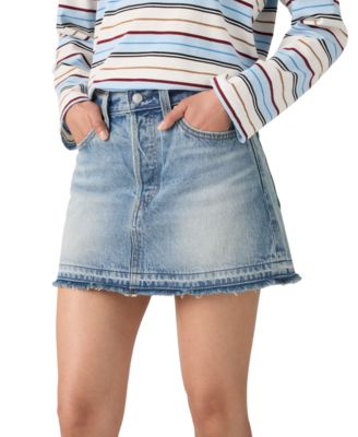 Women's Icon High-Waisted Mini Denim Skirt