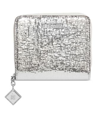 Kristina Faux Leather Zip Around Card Slots Wallet