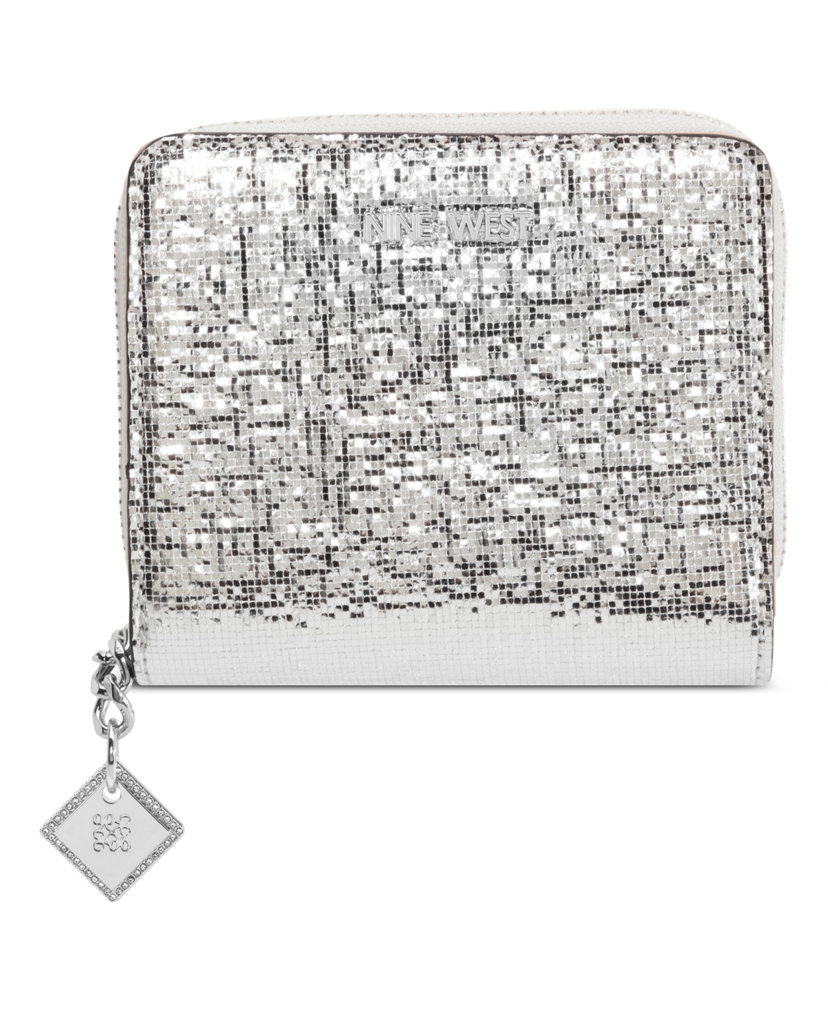Nine West Kristina Faux Leather Zip Around Card Slots Wallet