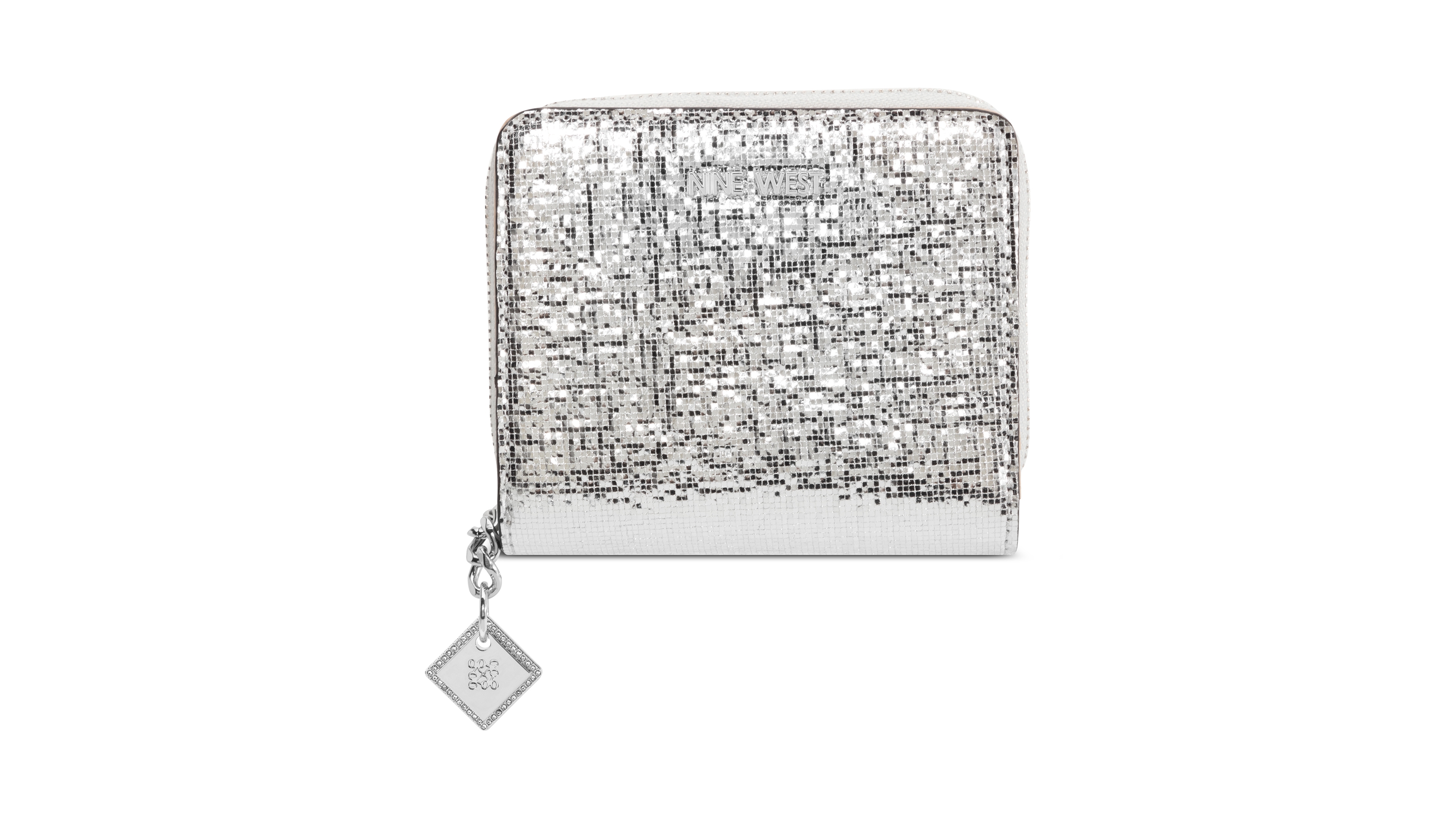 Nine West Kristina Faux Leather Zip Around Card Slots Wallet