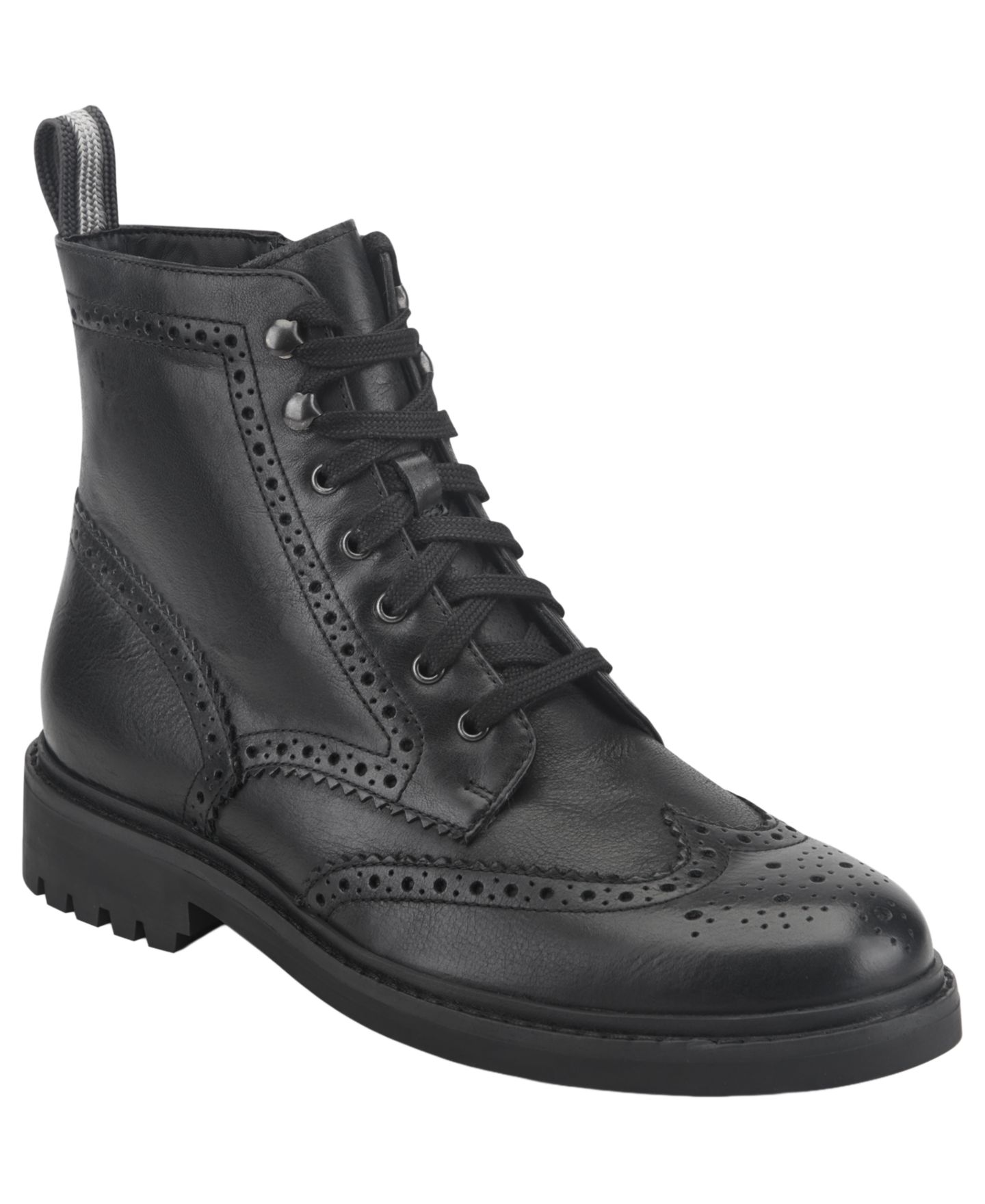 Мужские ботинки Kenneth Cole New York Todd Leather, цвет: Чёрный — фото 1