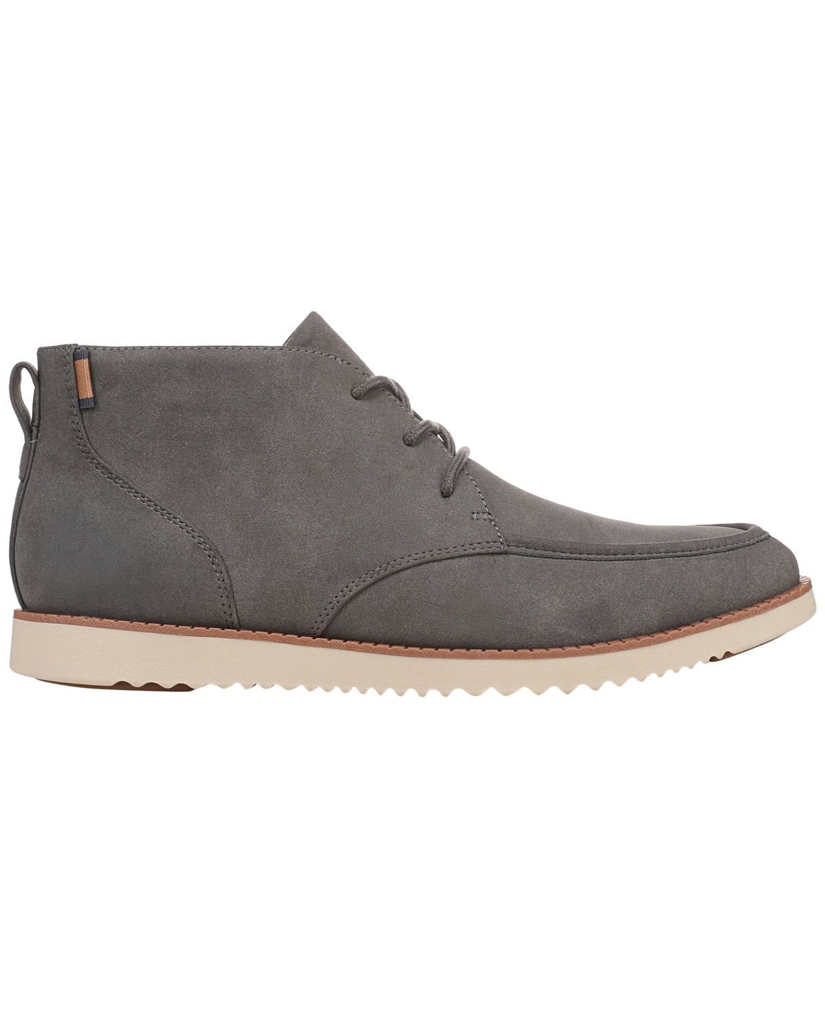 Dr. Scholl's Men's Sync Flex Moc-Toe Microsuede Chukka Boots - Gray Microsuede