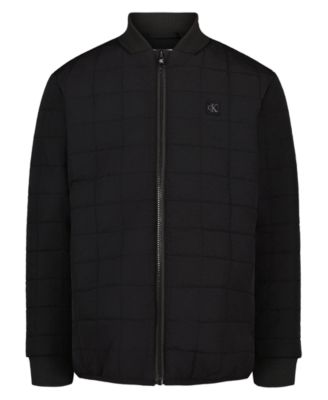 Boys' 8-20 Quilted Full-Zip Bomber Jacket