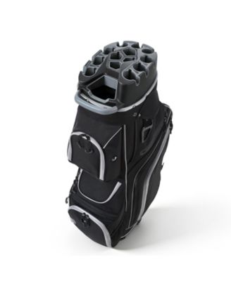 14-Way Divider Golf Cart Bag with Full-Length Dividers Rain Hood and 900D Polyester Shell