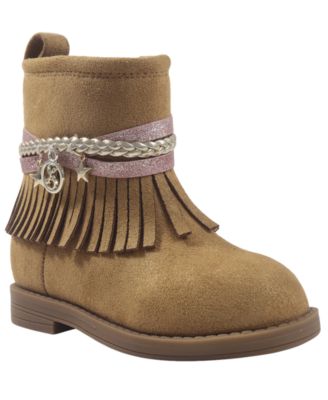 Toddler Girls' West Paty Western Glitter Fringe Boots