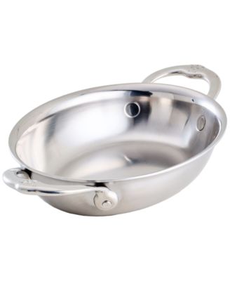 Stainless-Steel 8" Oval Au Gratin